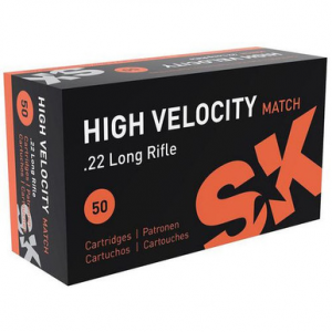 420137 High Velocity 22 LR 40 Gr High Velocity Match 50 Bx/ 100 Cs Ammo