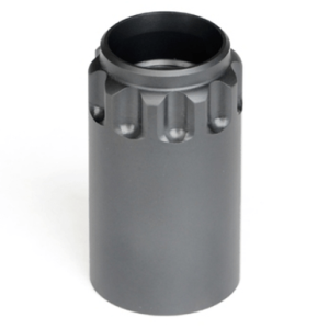 Griffin Armament Taper Mount Blast Shield, 17-4 Stainless Steel Black Melonite QPQ - GATMBS