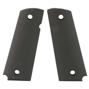 Hogue Grip Panels, Matte Black Aluminum for 1911 Government - 45160
