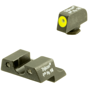 Trijicon HD Night Sights, Green/Tritium Yellow Outline Front Sight-Green Tritium Black Outline Rear Sight Glock 42/43 - 600784