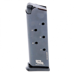 ProMag COL02 Standard 7rd 45 ACP Fits 1911 Government Blued Steel