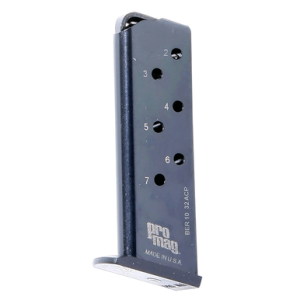 ProMag BER10 7rd 32 ACP Fits Beretta 3032 Tomcat Blued Steel