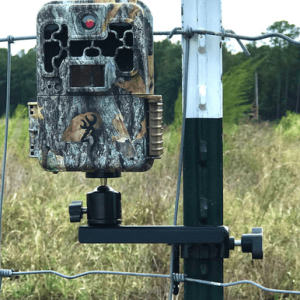 Browning Trail Cameras T-Post Mount, Black Powder Coated Steel Fits Browning Trail Cameras - CTM