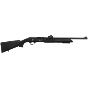 Silver Eagle Arms RZ17 Home Defense Shotgun, 18.50" Chrome Lined Steel Black Vent Rib Barrel Pump 3" Chamber MobilChoke Black Steel Receiver Fixed Black Synthetic Stock 4+1rd 12 Gauge - RZ17HD
