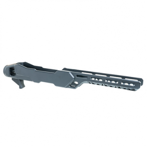 Timber Creek Outdoors Enforcer Rifle Chassis Black Aluminum for Ruger 10/22 Compatible with MSR Buffer Tubes - ERC1022BL
