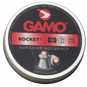 Gamo Rocket Pellets, Rounded Tip 177 Cal 150/Tin - 6321274C54