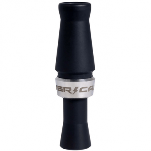 Power Calls Megawatt Game Call, Stealth Black Acrylic Open Call Single Reed Mallad Hen Sounds - 21271
