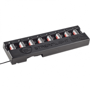 Streamlight 8-Unit Bank Charger, Black SL-59/CR123A Battery 12V DC - 20233