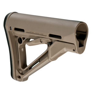 Magpul MAG310FDE CTR Carbine Stock Flat Dark Earth Synthetic for AR-15, M16, M4 with Mil-Spec Tube (Tube Not Included)