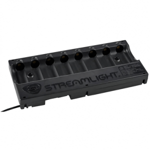 Streamlight 8-Unit Bank Charger, Black SL-59/CR123A Battery 100V/120V/AC - 20231
