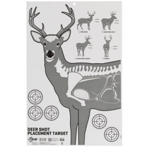 Allen Deer Vitals Corrugated Target, Hanging Paper 23" x 35" - 15810