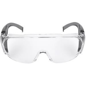 Allen Ultrx Safety Glasses, Clear Lens Black Frame - 4180