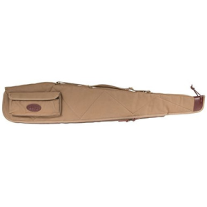 Boyt Harness OGC98PL06 Alaskan Rifle Case 48" Waxed Kahki Canvas with Brass Hardware & Quilted Flannel Padding for Scoped Rifles