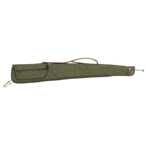 Boyt Harness 14533 Canvas Shotgun Case 44" Green Canvas with Leather Back Strap & Sling