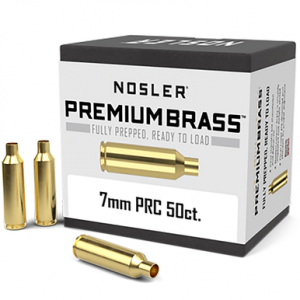 Nosler Premium Brass Unprimed Cases, 7mm PRC Rifle Brass 50/Box - 17890
