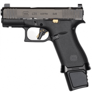 Tyrant CNC Magwell, Black 6061 Aluminum Fits Glock 43x/48 - TDG48MWBLACK