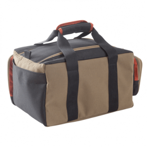 Allen 8305 Eliminator Rangemaster Tan Range Bag w/Pistol Rug, Multiple Exterior Pockets, Rigid Bottom w/Feet For Stability