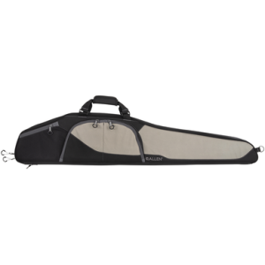 Allen Sawatch Rifle Case 46" Black w/ Tan Accents Endura with Foam Padding, Accessory Pockets, Lockable Zippers & Plush Tricot Lining