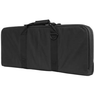 NcStar VISM Deluxe SubGun Case, 28" Black PVC Fabric w/ Exterior Pockets Zippers & Padding for 2 AR or AK Pistols - CVCPD2962B28