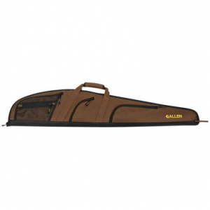 Allen 99452 Daytona Shotgun Case 52" Mocha Brown with Black Trim Endura with Foam Padding, Adjustable Sling, 4 Pockets & Easy Clean Lining
