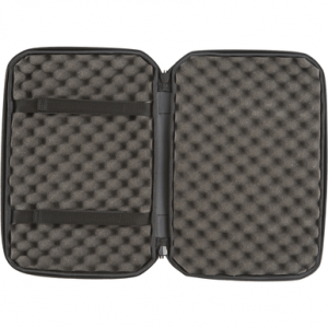 Allen 8212 EXO Handgun Case Black Polymer, Egg Crate Foam, Lockable Zipper & Molded Rubber Handle 12" L
