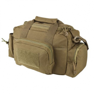 NcStar CVSRB2985T VISM Range Bag with Small Size, Side Pockets, PALs Webbing, Carry Handles, Pockets & Tan Finish