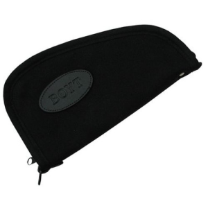 Boyt Harness 0PP610003 Heart-Shaped Pistol Rug 10" Black Canvas with Full Length Zipper & Padding
