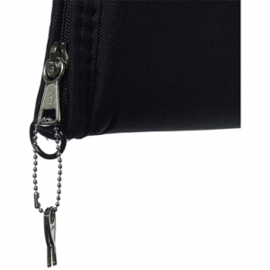 Allen 748 Locking Handgun Case Black Endura, YKK Zippers & Foam Padding Includes 2 Keys 8" L