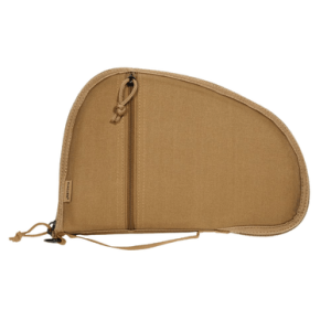 Allen 3613 Torrey Handgun Case Coyote Tan Polyester, Small Accessory Pocket, Muzzle Pocket & Lockable Zipper 10.50" x 6.50" Exterior Dimensions