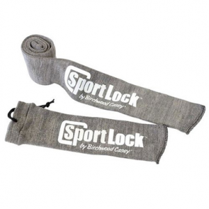Birchwood Casey 06950 SportLock Silicone Gun Sleeve Handgun Gray Silicone-treated Cotton 15"