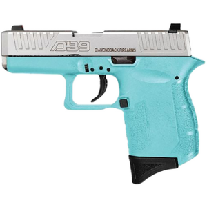 Diamondback DB9 Gen4 Micro-Compact Frame 9mm Luger 6+1, 3.10" Stainless Steel Barrel, Nickel Boron Serrated Stainless Steel Slide, Mint Polymer Frame & Grip - DB0200P091