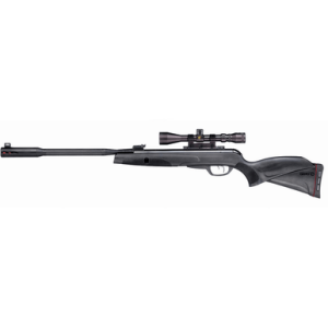 Gamo Whisper Fusion Mach1 Air Gun Rifle, 20.50'' Barrel Gas Piston Black Receiver Black Molded All Weather Stock Scope 3-9x40mm 177 Cal - 6110063254