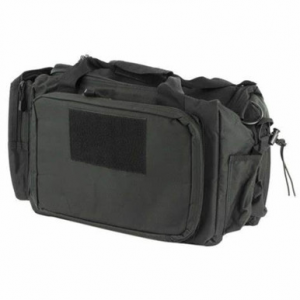 NcStar VISM Competition Range Bag with Padded Side Pockets, Lockable Zippers & Mag Pockets Black Finish - CVCRB2950B