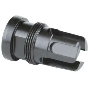 Griffin Armament Minimalist Taper Mount Flash Suppressor, Black 17-4 Stainless Steel with 1/2"-28 tpi Threads 1.80" OAL & 1.07" Diameter for 5.56x45mm NATO - TMMFH1228