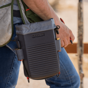 Allen Competitor Double Compartment Shell Bag, Gray Molded EVA 12 Gauge - 8334