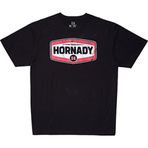Hornady Hornady Graphic Tee Shirt, Black Cotton Short Sleeve 2XL - 99607XXL