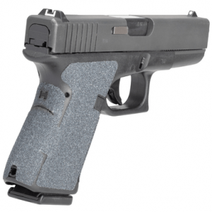 Hogue Wrapter Adhesive Grip, made of Heavy Grit with Black Finish for Glock 17, 17 MOS, 19x, 34 MOS, 45 & 45 MOS Gen 5 (No Backstrap) - 17179
