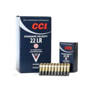  0035-BULK Standard Velocity 22LR Lead Round Nose 40gr 500rd Box Ammo