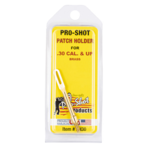 Pro-Shot Brass Patch Holder .30-.50 Cal Rifle/Pistol, #8-32 Thread - PH30