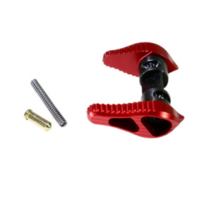 Timber Creek Outdoor Ambidextrous Safety Selector, 45/90 Degree, AR Platform, Red Anodized Aluminum - AMBISSR