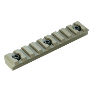 Timber Creek Outdoors M-LOK 9 Slot Picatinny Rail in FDE Aluminum for AR-Platform - M9SPRFDE