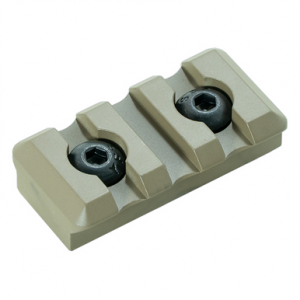 Timber Creek Outdoors M-LOK 3 Slot Picatinny Rail in FDE Aluminum for AR-Platform - M3SPRFDE