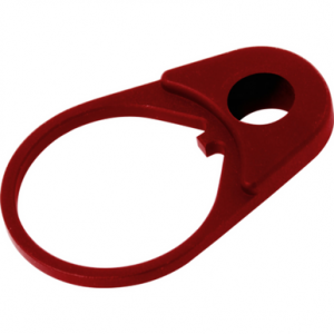 Timber Creek Outdoors QD End Plate Quick Detach for AR Platform in Red Anodized Aluminum, Ambidextrous - QDEPR