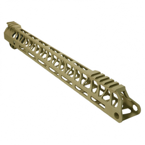 Timber Creek Outdoors Ultralight Enforcer 15" Aluminum Handguard for AR-15 in Flat Dark Earth - ULE15HGFDE