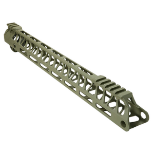 Timber Creek Outdoors Ultralight Enforcer 15" Aluminum Handguard for AR-15 in OD Green - ULE15HGOD