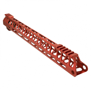 Timber Creek Outdoors Ultralight Enforcer 15" Aluminum Handguard for AR-15 in Red - ULE15HGR