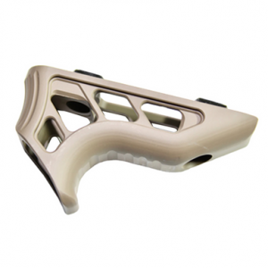 Timber Creek Outdoors Enforcer Mini Angled Foregrip, Flat Dark Earth Billet Aluminum - MEMAFGFDE