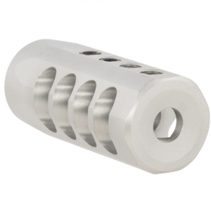 Christensen Arms Side-Baffle Muzzle Brake, Natural Titanium 5/8"-24 tpi Threads 30 Cal (.920" D Bull barrel) - 8100001701