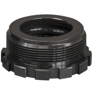 Yankee Hill Kurz QD Adapter, TI 1-3/8"-24 tpi Black Titanium - 3051TI