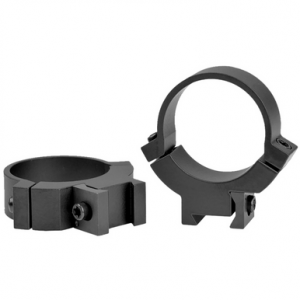 Warne Rimfire 30mm Tube Mount, Black Steel, 3/8"/11mm Dovetail - 731M